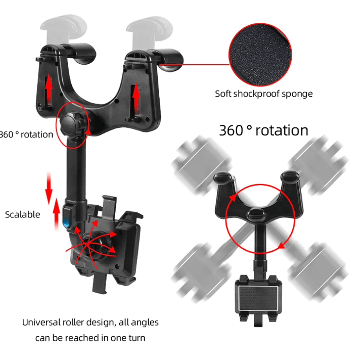 360° Rotatable Smart Phone Car Holder - Snaplify