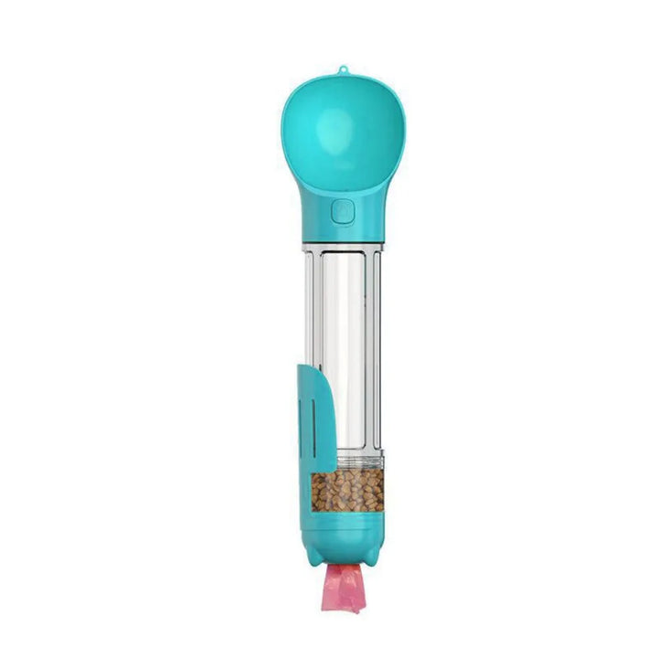 PetMate GoBottle – 3-in-1 Leak-Proof Pet Water Bottle with Food Container & Cleanup Kit