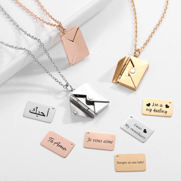 Envelope Necklace - Snaplify