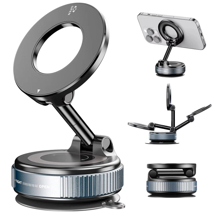 FlexiMount 360 – Magnetic Phone Holder for Car, Kitchen & More - Snaplify