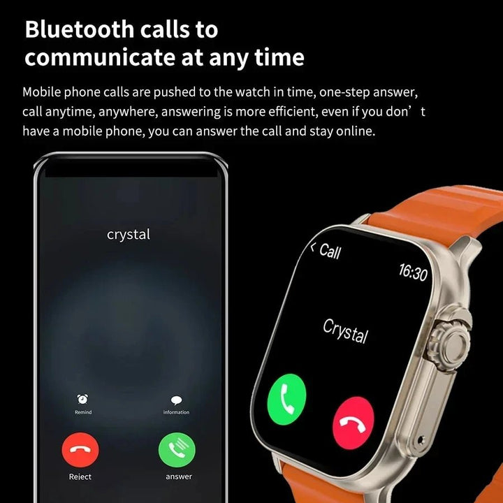 LAXASFIT T900Ultra Smartwatch Bluetooth - Snaplify