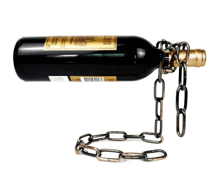 Magic Iron Chain Wine Bottle Holder - Snaplify