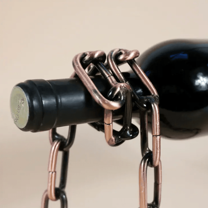 Magic Iron Chain Wine Bottle Holder - Snaplify