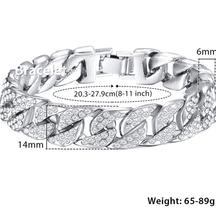 Miami Gold Curb Cuban Bracelet - Snaplify