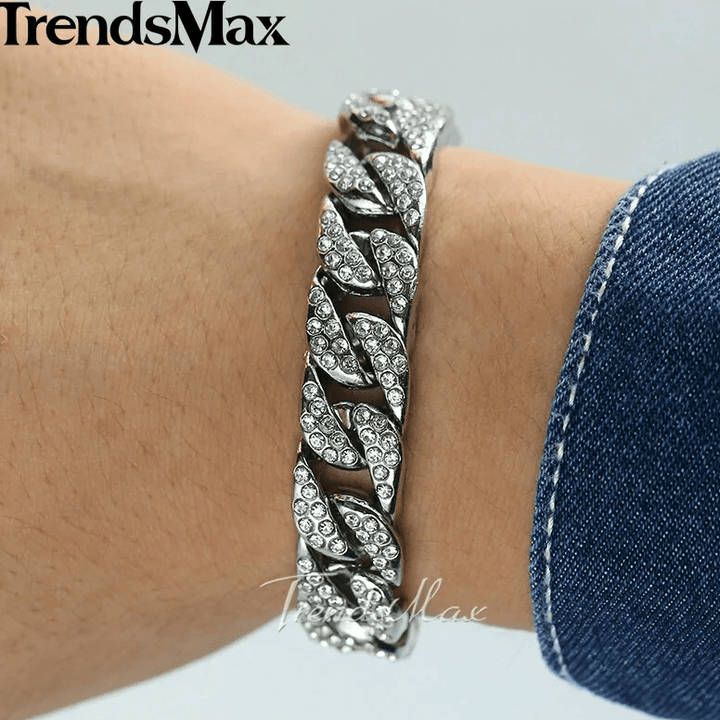 Miami Gold Curb Cuban Bracelet - Snaplify