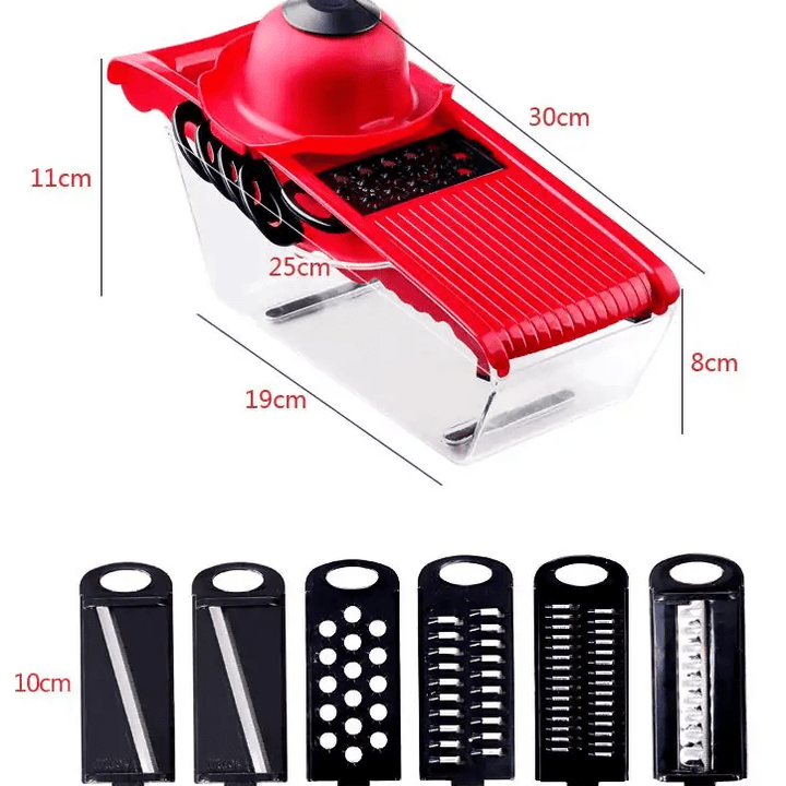 Multifunction Kitchen Slicer 6 Blades - Snaplify