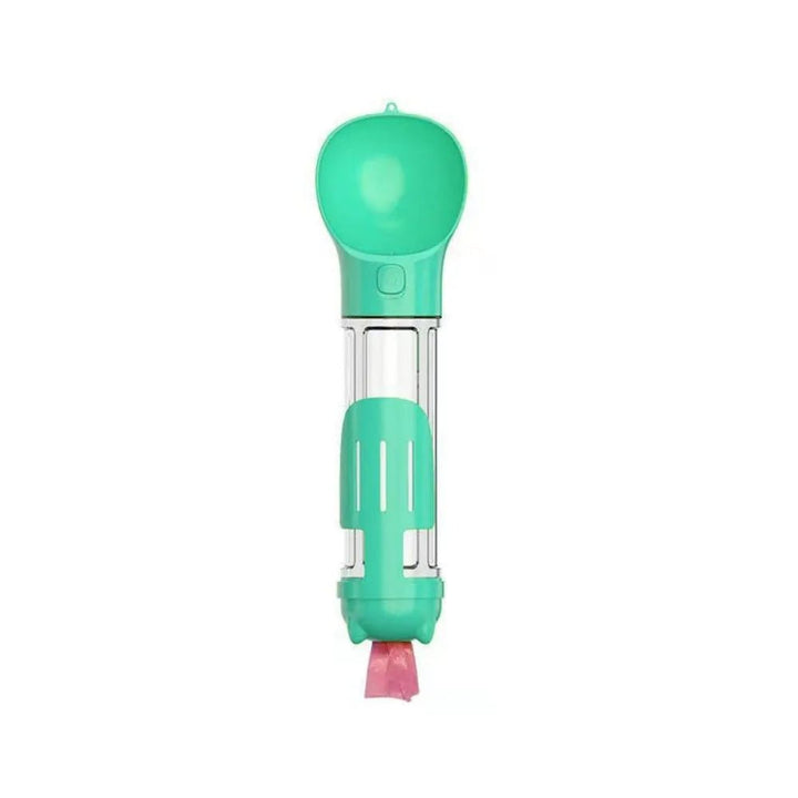 PetMate GoBottle – 3 - in - 1 Leak - Proof Pet Water Bottle with Food Container & Cleanup Kit - Snaplify