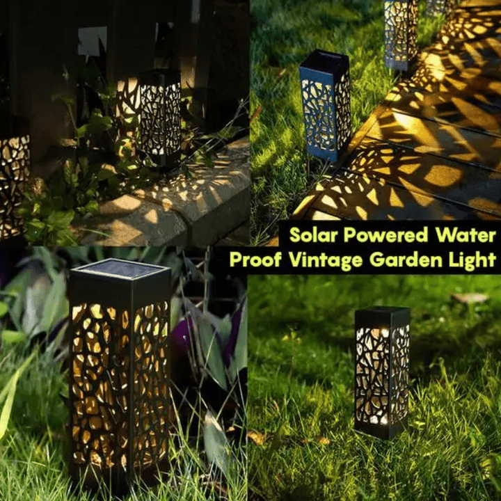 Solar Powered Waterproof Vintage Garden Light - Snaplify