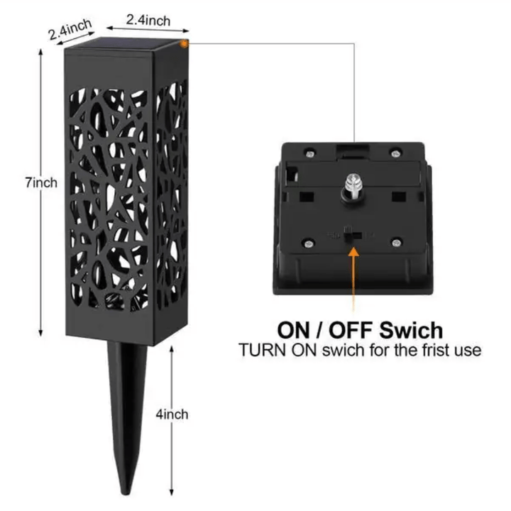 Solar Powered Waterproof Vintage Garden Light - Snaplify