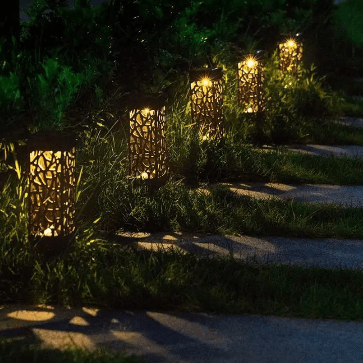 Solar Powered Waterproof Vintage Garden Light - Snaplify