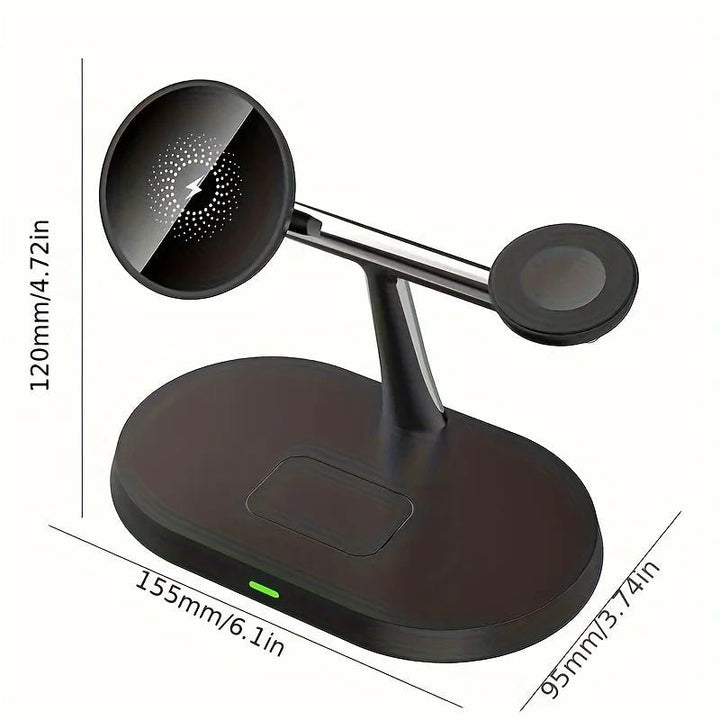 SwiftCharge 3 - in - 1 – Magnetic Fast Charging Station for Apple Devices - Snaplify