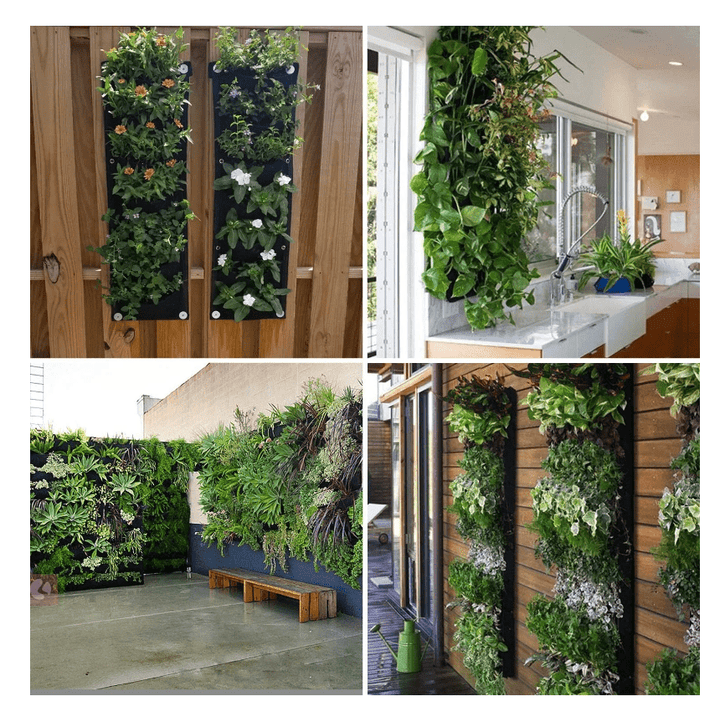 Vertical Hanging Garden Flower Pots - Snaplify